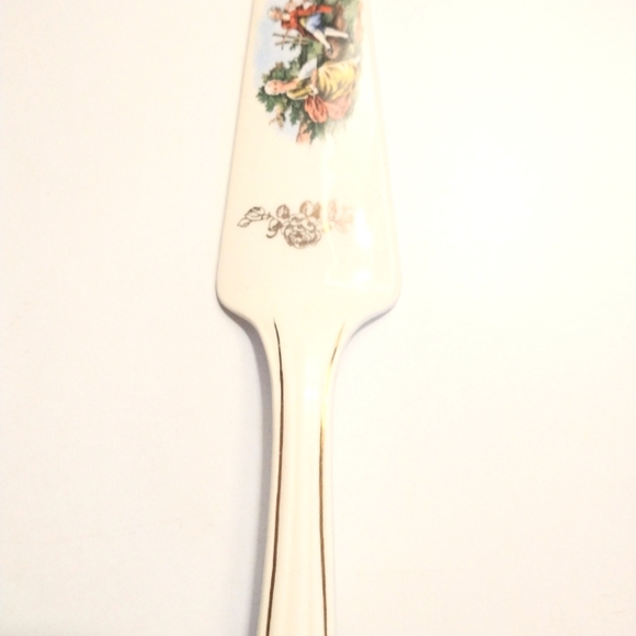 Vintage Porcelain Cake/Pie Server Victorian - Picture 2 of 5